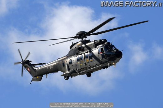 2017-09-16 Base Aerienne Sion 1197 AS332M1 Super Puma